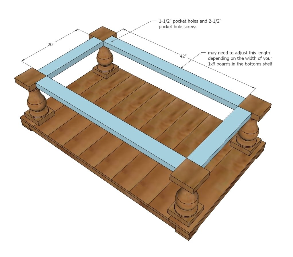Balustrade Coffee Table — step 6