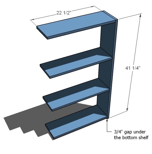 Bar Height Desk, Study Station, or Kitchen Island — step 1