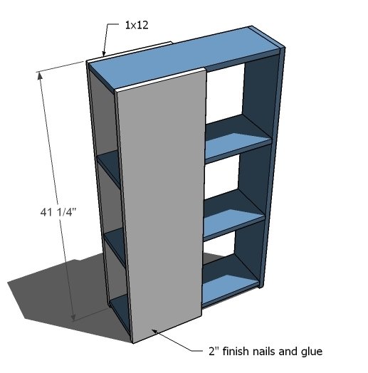 Bar Height Desk, Study Station, or Kitchen Island — step 2