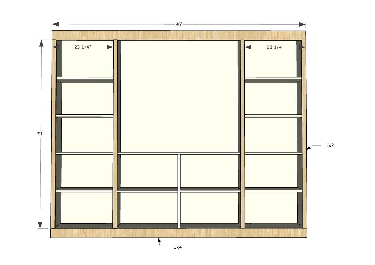 Barn Door Entertainment Center — step 6