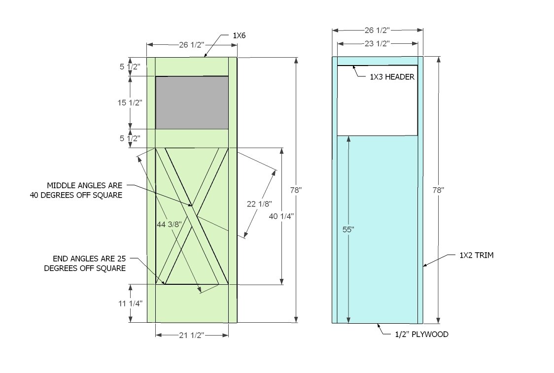 Barn Door — step 1