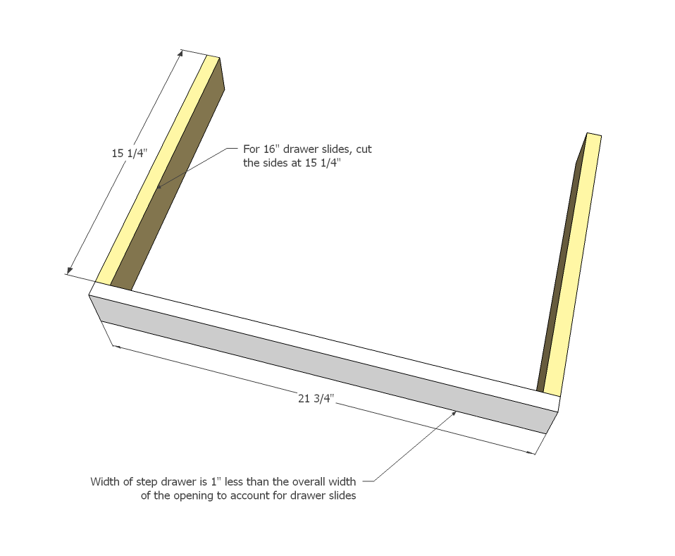 Bathroom Vanity with Built-In Step Stool — step 4