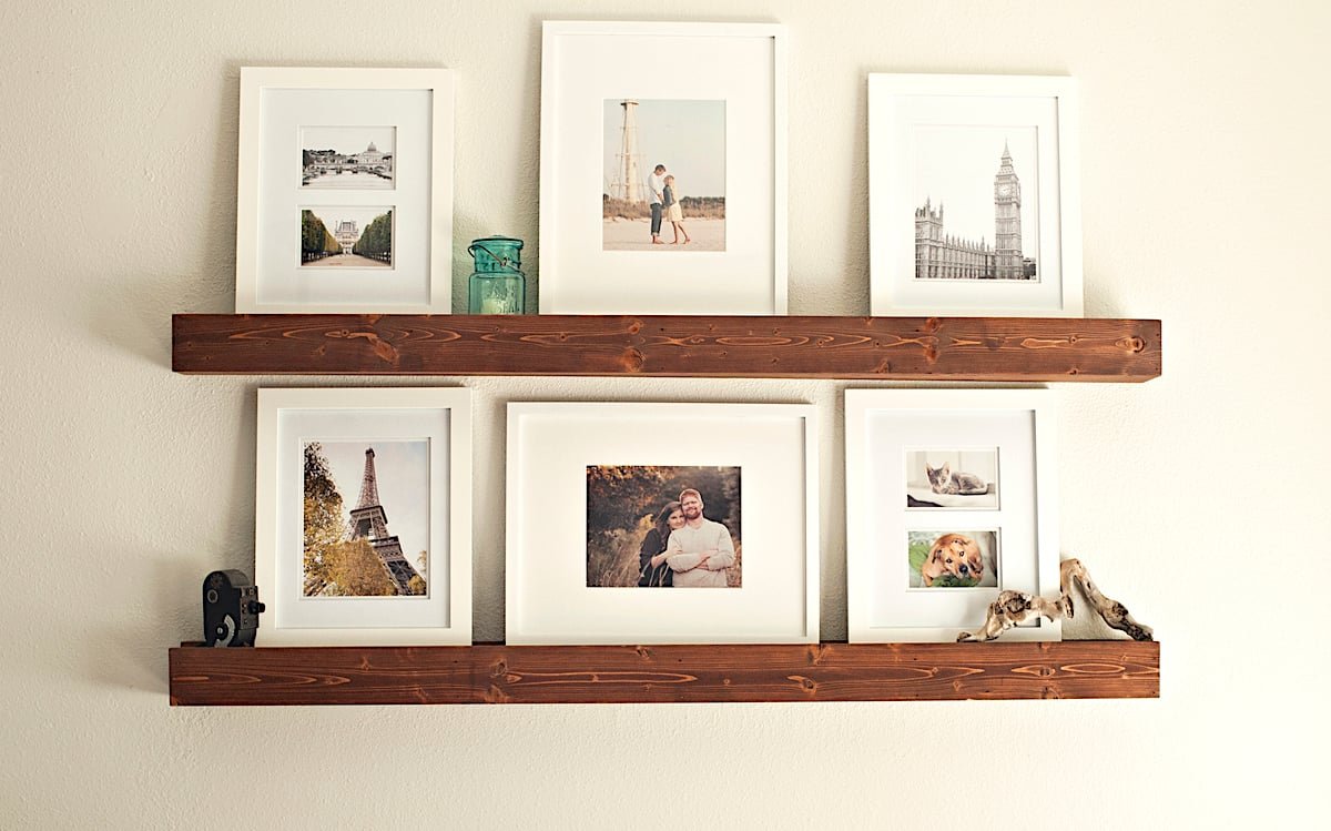 Beam Ledge Shelves