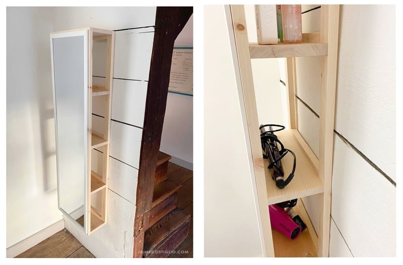 Beauty Center Mirror with Storage