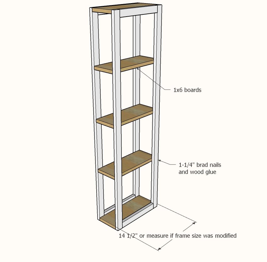 Beauty Center Mirror with Storage — step 2