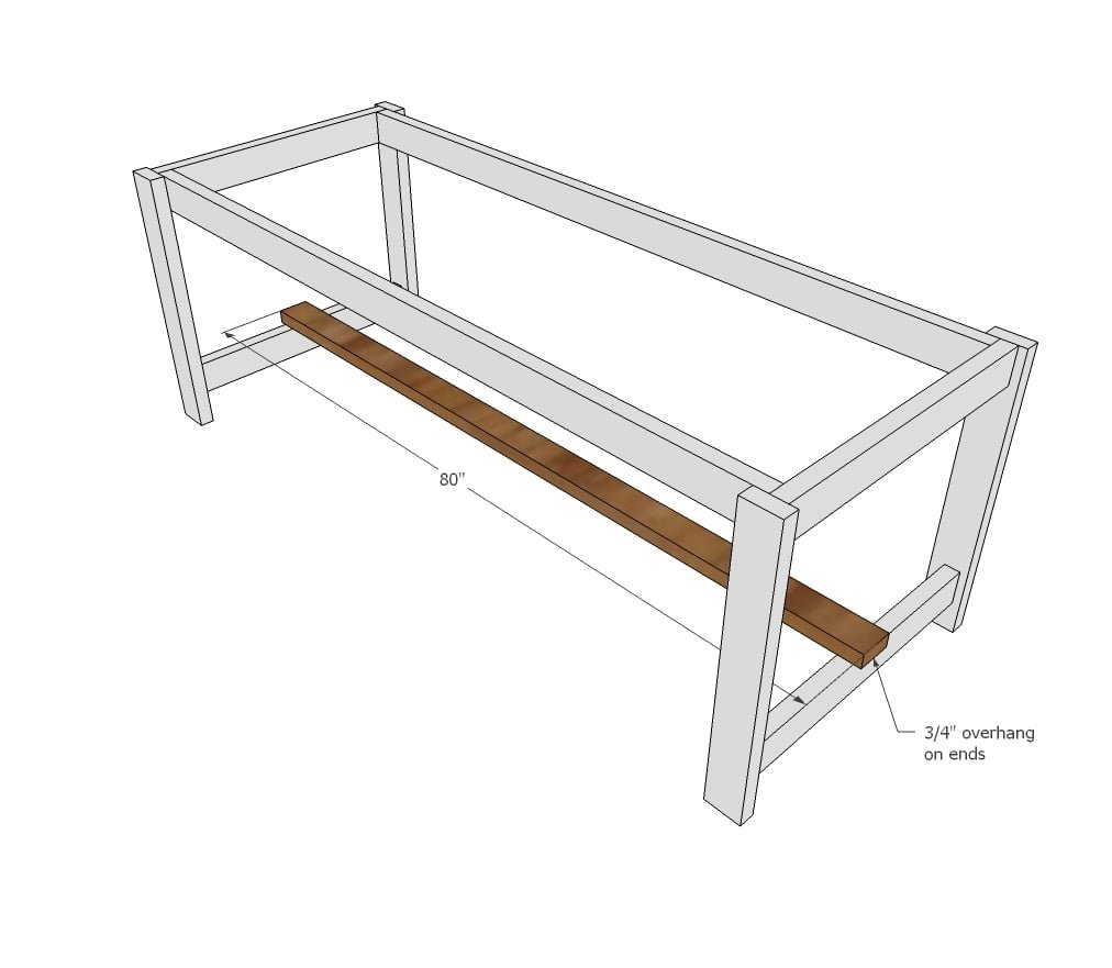 Beginner Farm Table (2 Tools + $50 Lumber) — step 3