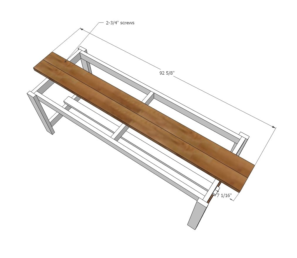 Beginner Farm Table (2 Tools + $50 Lumber) — step 5