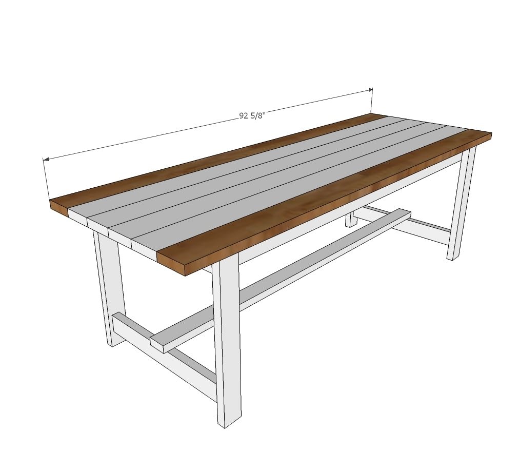Beginner Farm Table (2 Tools + $50 Lumber) — step 7