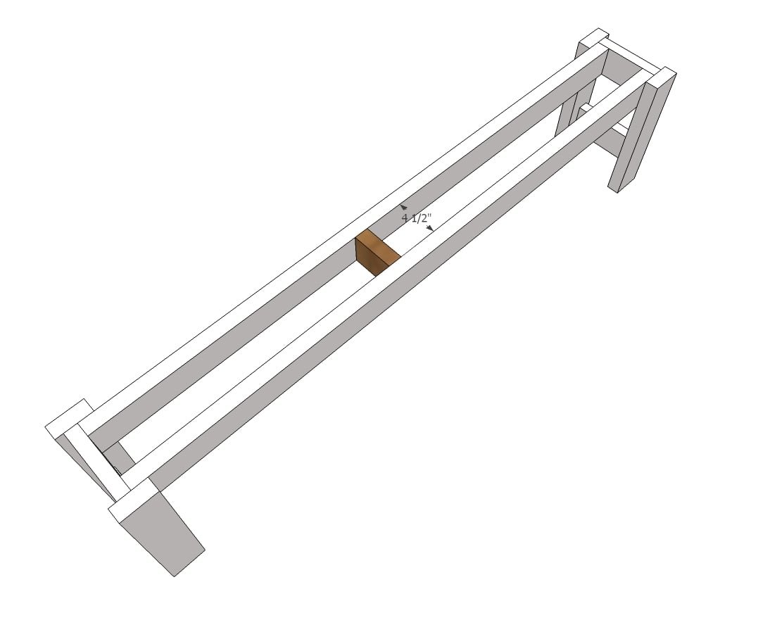 Beginner Farm Table Benches (2 Tools + $20 in Lumber) — step 3