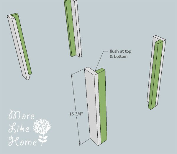 Bench for Outdoor Wall Panel System by More Like Home — step 1