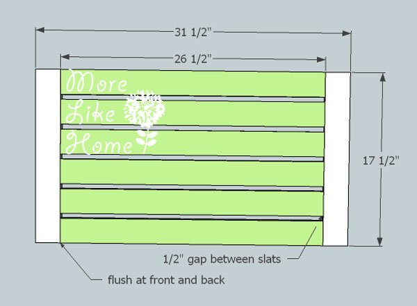 Bench for Outdoor Wall Panel System by More Like Home — step 5
