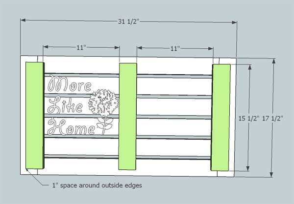 Bench for Outdoor Wall Panel System by More Like Home — step 6