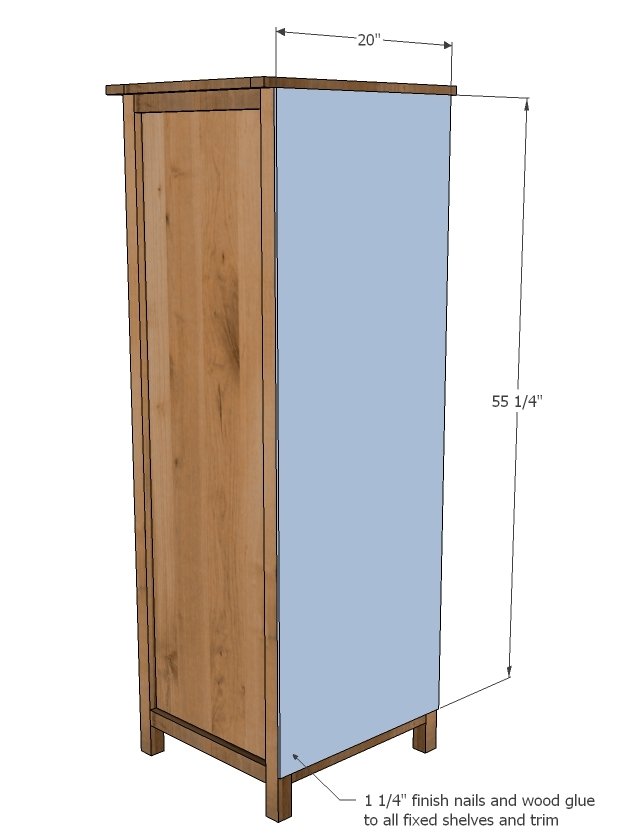 Benchmark Storage or Media Tower — step 7