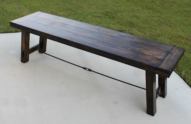 Benchright Industrial Farmhouse Bench