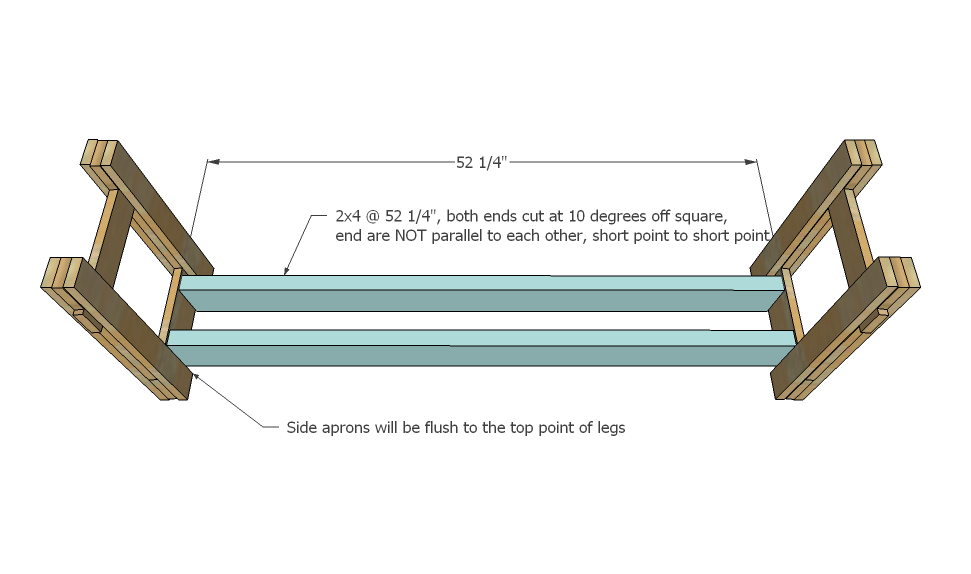 Benchright Industrial Farmhouse Bench — step 3