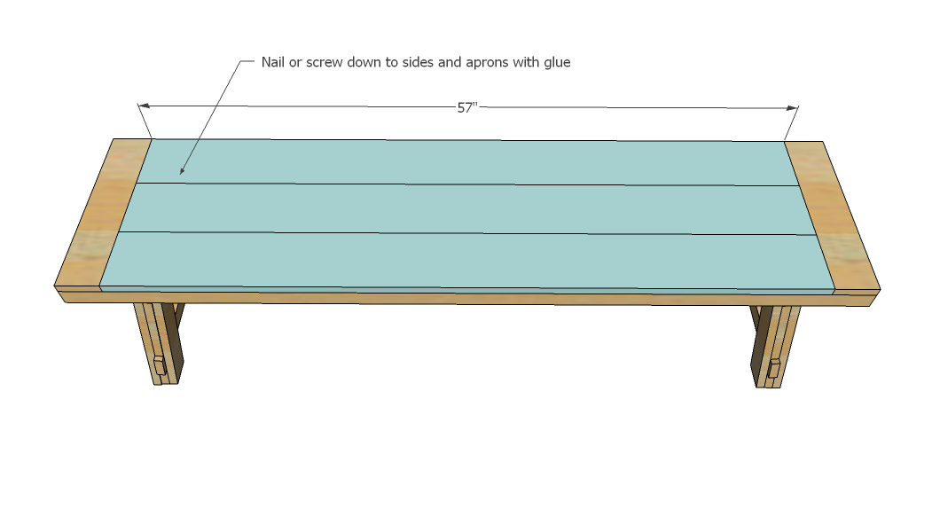 Benchright Industrial Farmhouse Bench — step 7