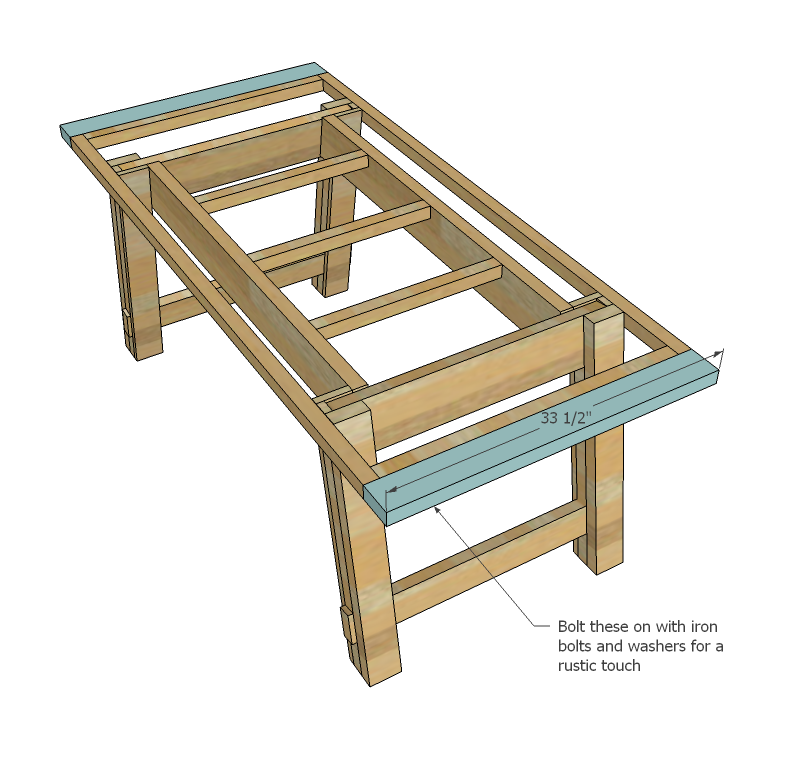 Benchright Industrial Farmhouse Table — step 9