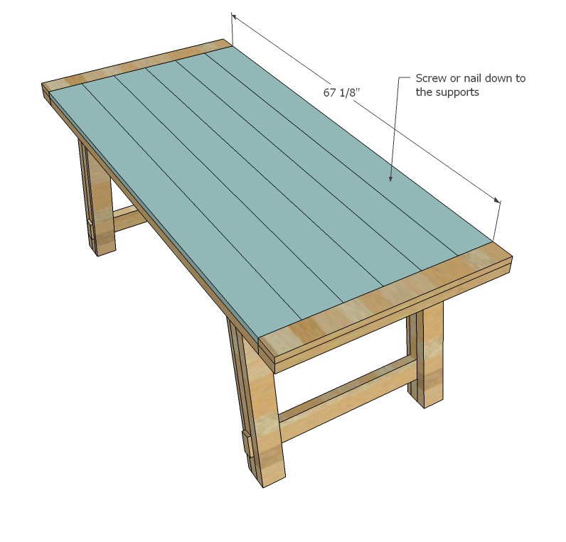 Benchright Industrial Farmhouse Table — step 11