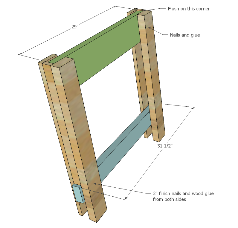 Benchright Industrial Farmhouse Table — step 3