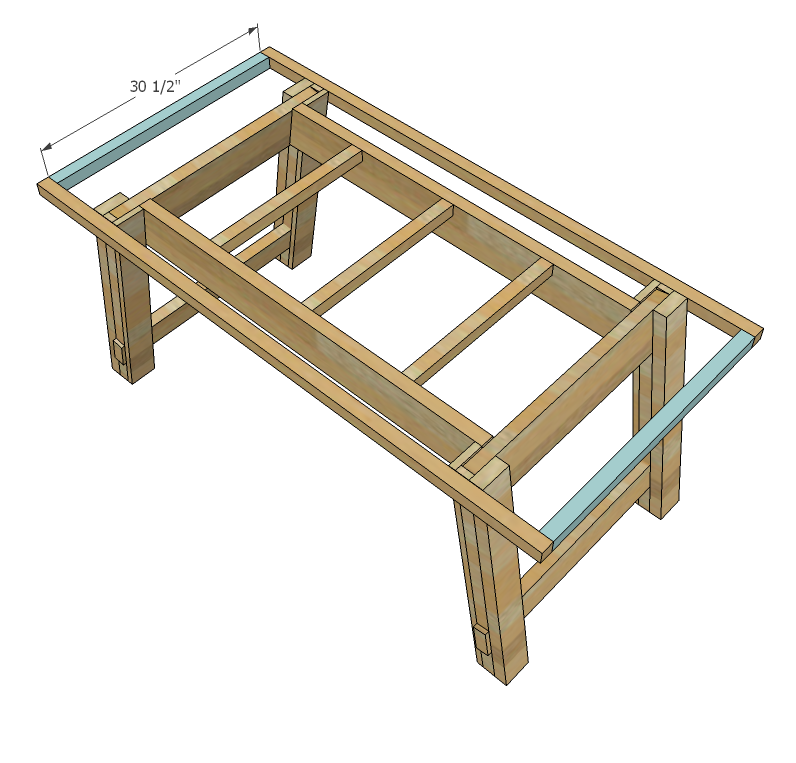 Benchright Industrial Farmhouse Table — step 8