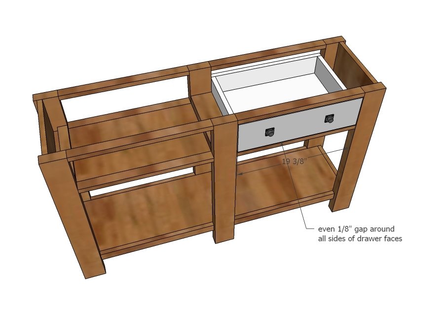 Benchwright Console Table — step 10