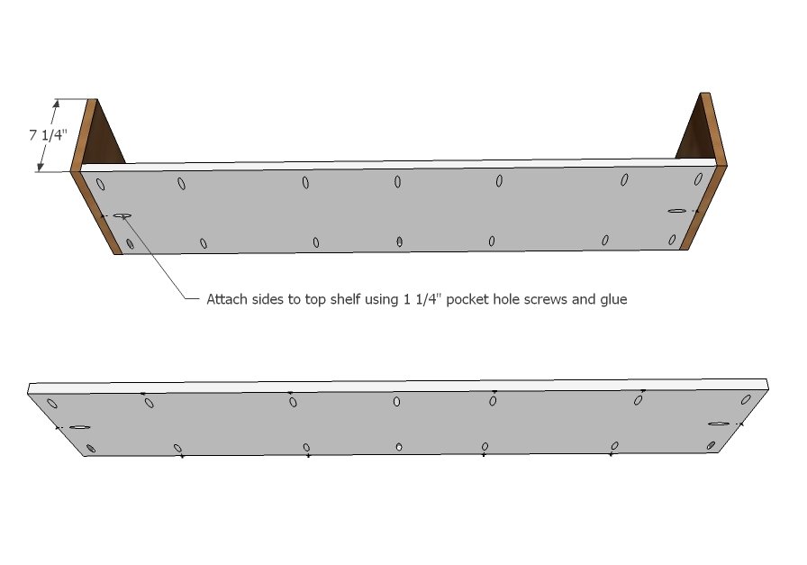 Benchwright Console Table — step 2