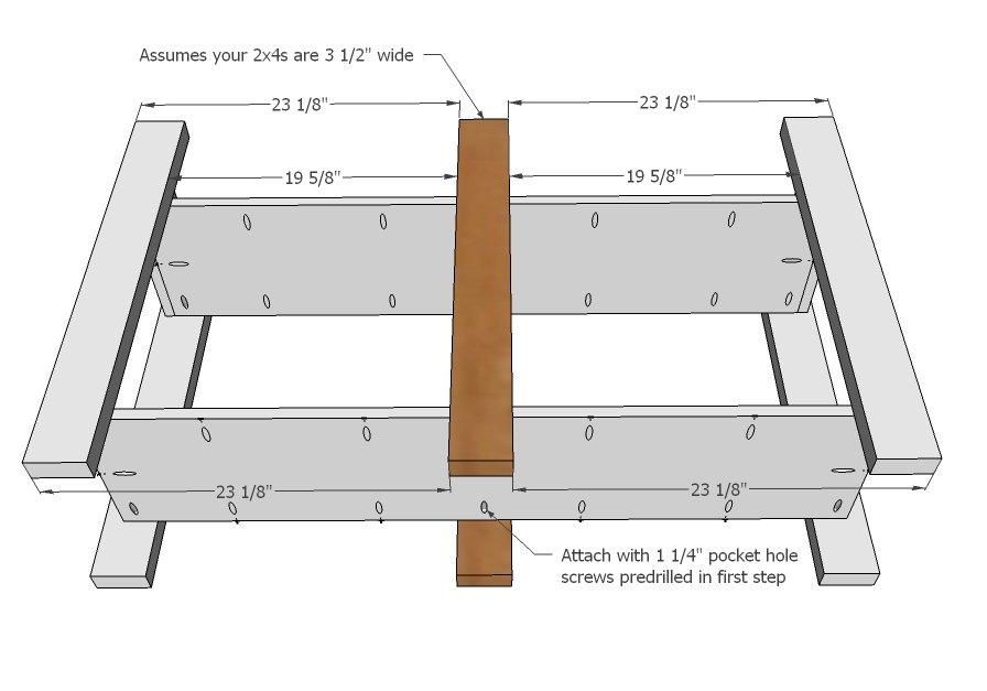 Benchwright Console Table — step 4