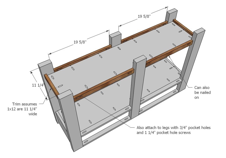 Benchwright Console Table — step 6