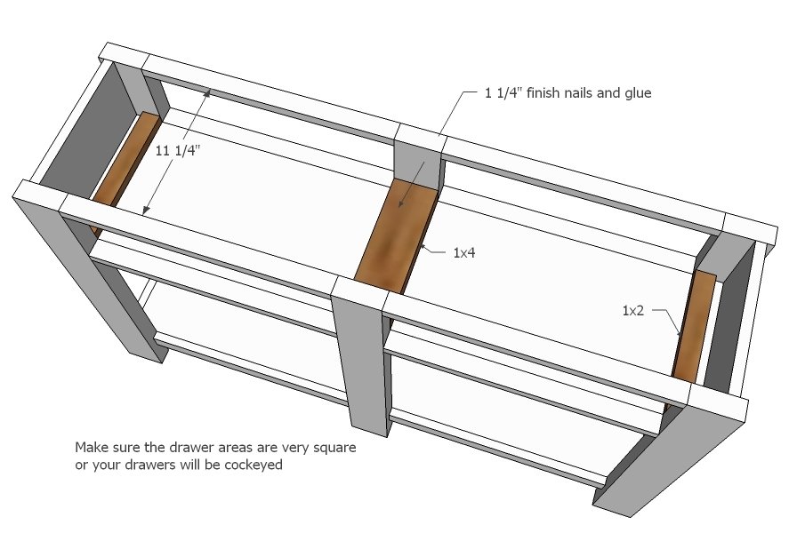 Benchwright Console Table — step 7