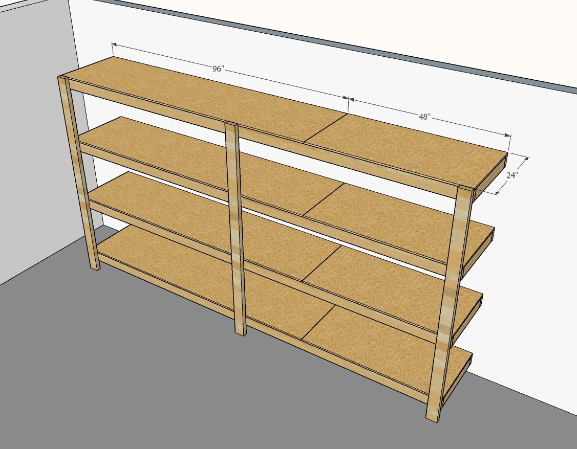 BEST DIY Garage Shelves (Attached to Walls) — step 5