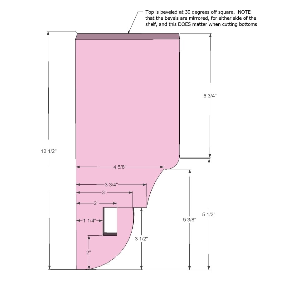 Birdhouse Bath Shelf with Towel Bar — step 1