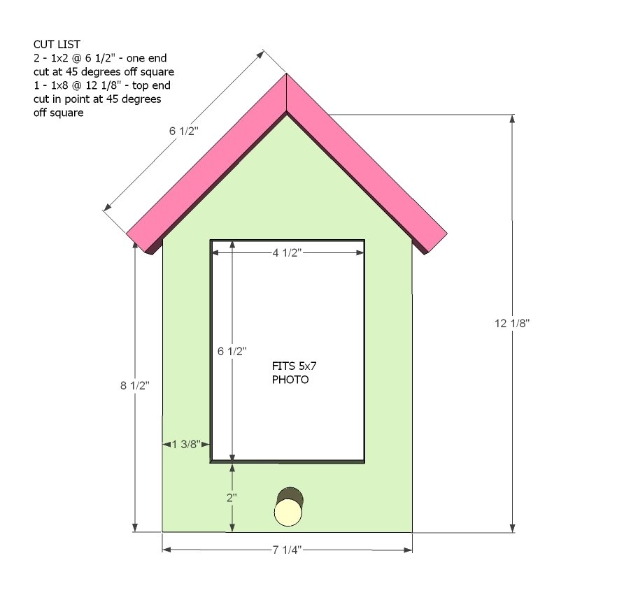 Birdhouse Frames — step 1