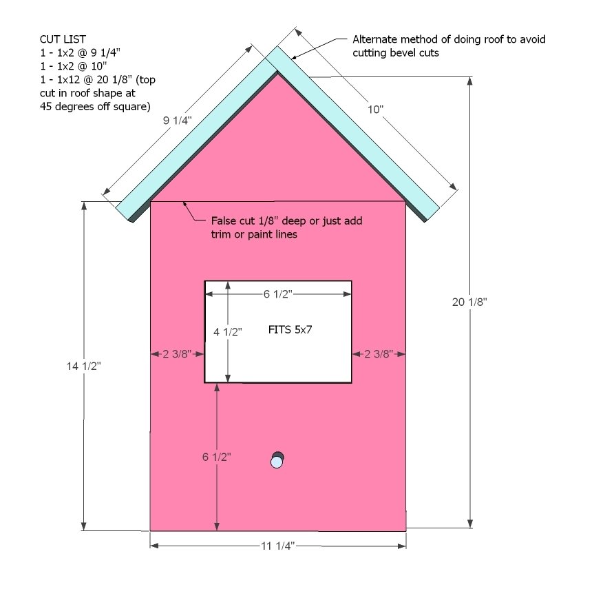 Birdhouse Frames — step 2