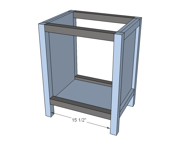 Board and Batten Collection Base Cabinets or Nightstands — step 4