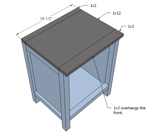 Board and Batten Collection Base Cabinets or Nightstands — step 5