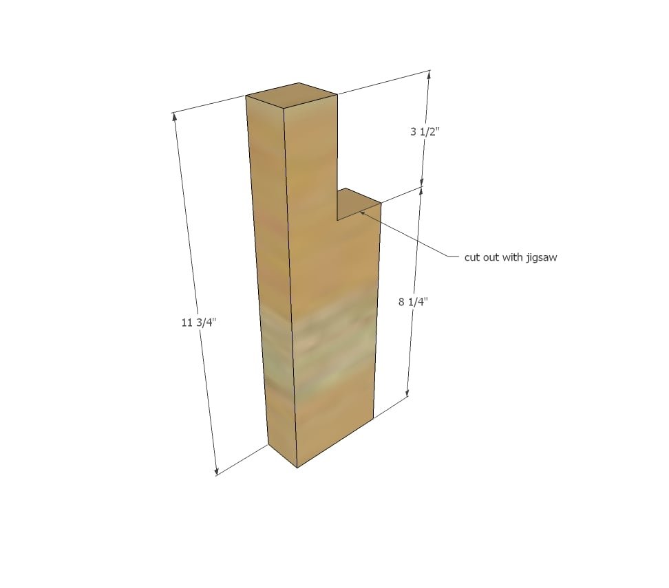 Board and Batten House Shaped Bed by Jen Woodhouse — step 1