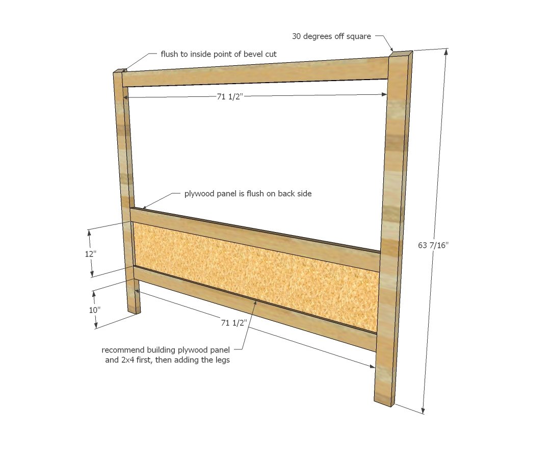 Board and Batten House Shaped Bed by Jen Woodhouse — step 4