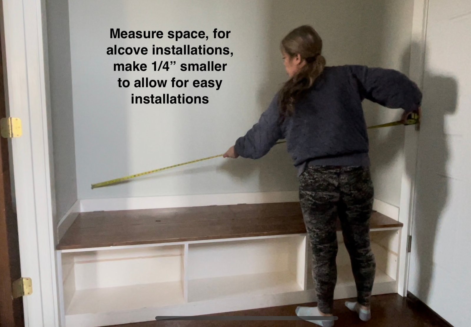 Board and Batten Panel for Entryway or Mudroom — step 1