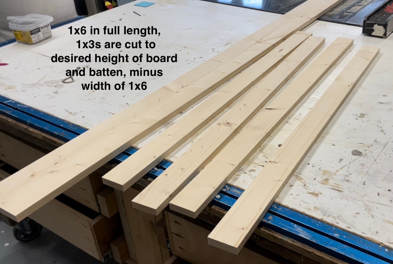 Board and Batten Panel for Entryway or Mudroom — step 2