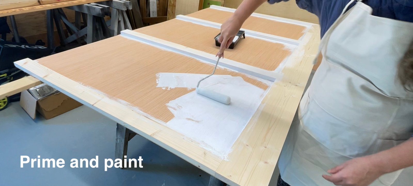 Board and Batten Panel for Entryway or Mudroom — step 8