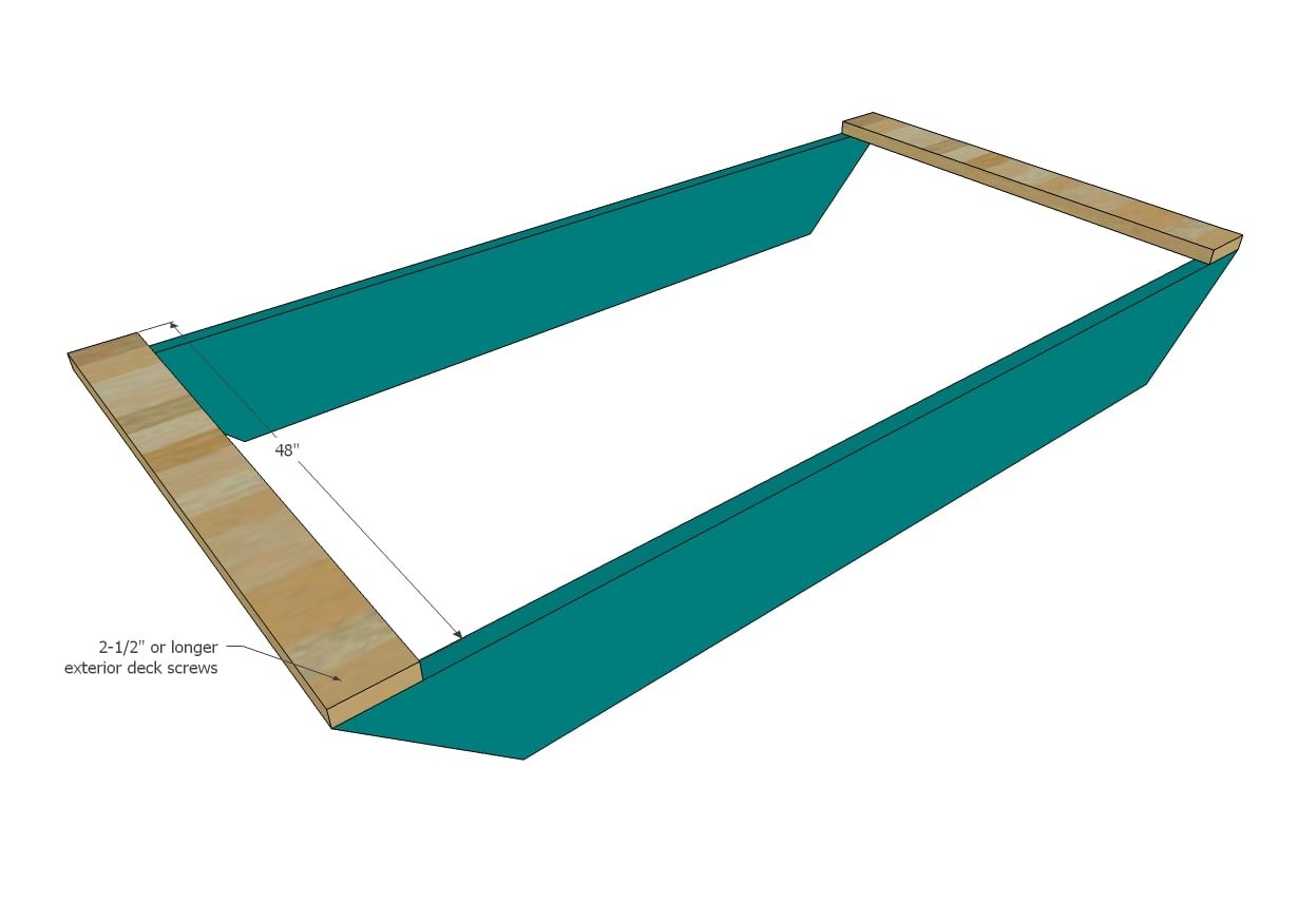 Boat Sandpit — step 2