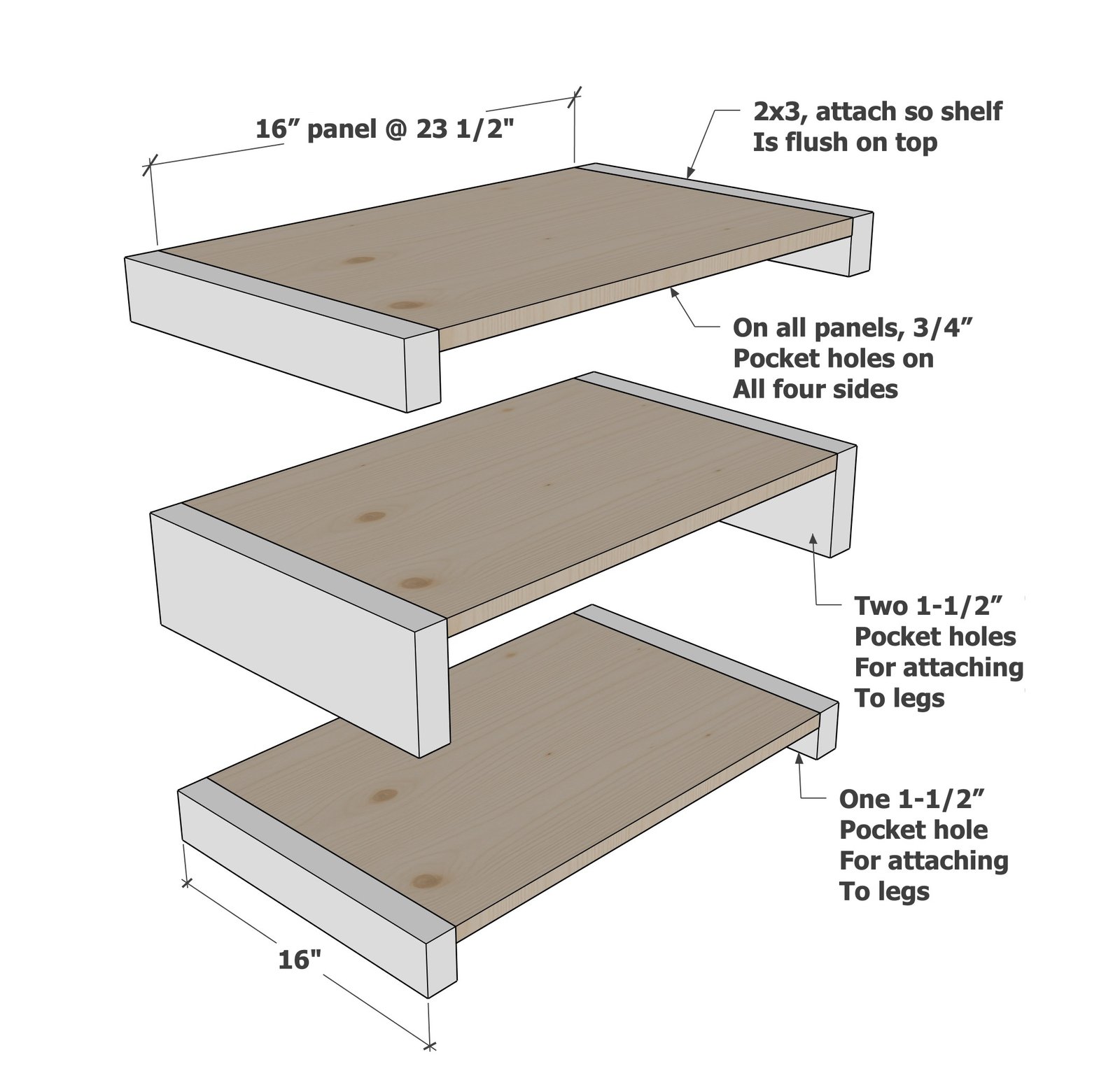 Bold Modern Nightstand — step 1