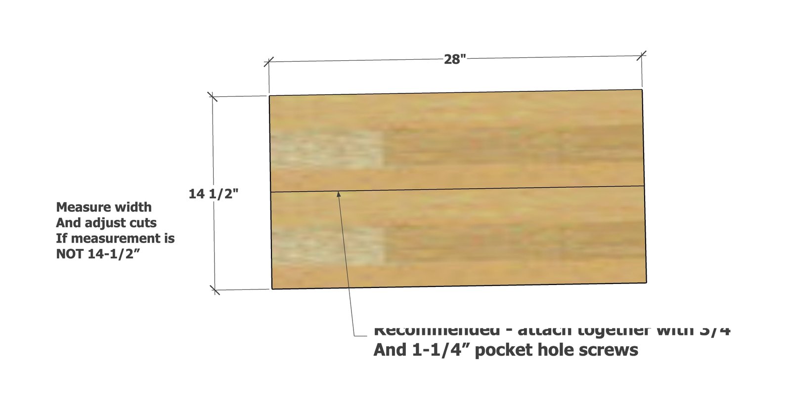 Box Frame Rectangle Side Table — step 1