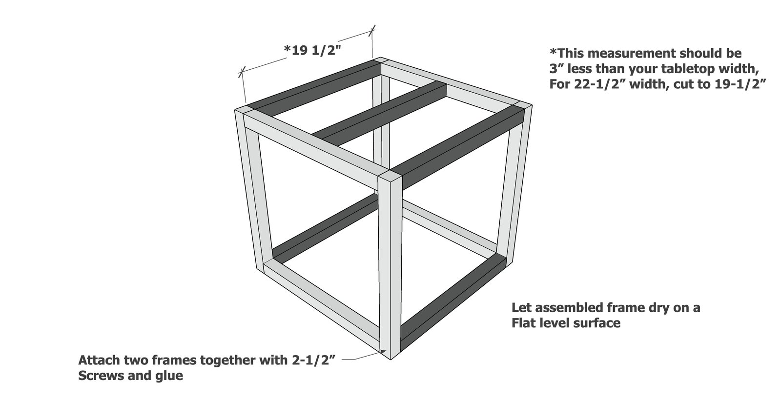 Box Frame Square Side Table — step 3