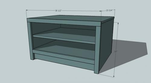 Braden Shoe Shelf Entryway Bench dimension diagram 1