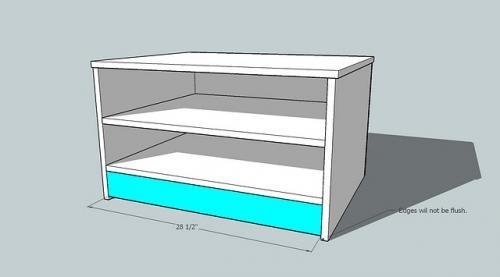Braden Shoe Shelf Entryway Bench — step 5