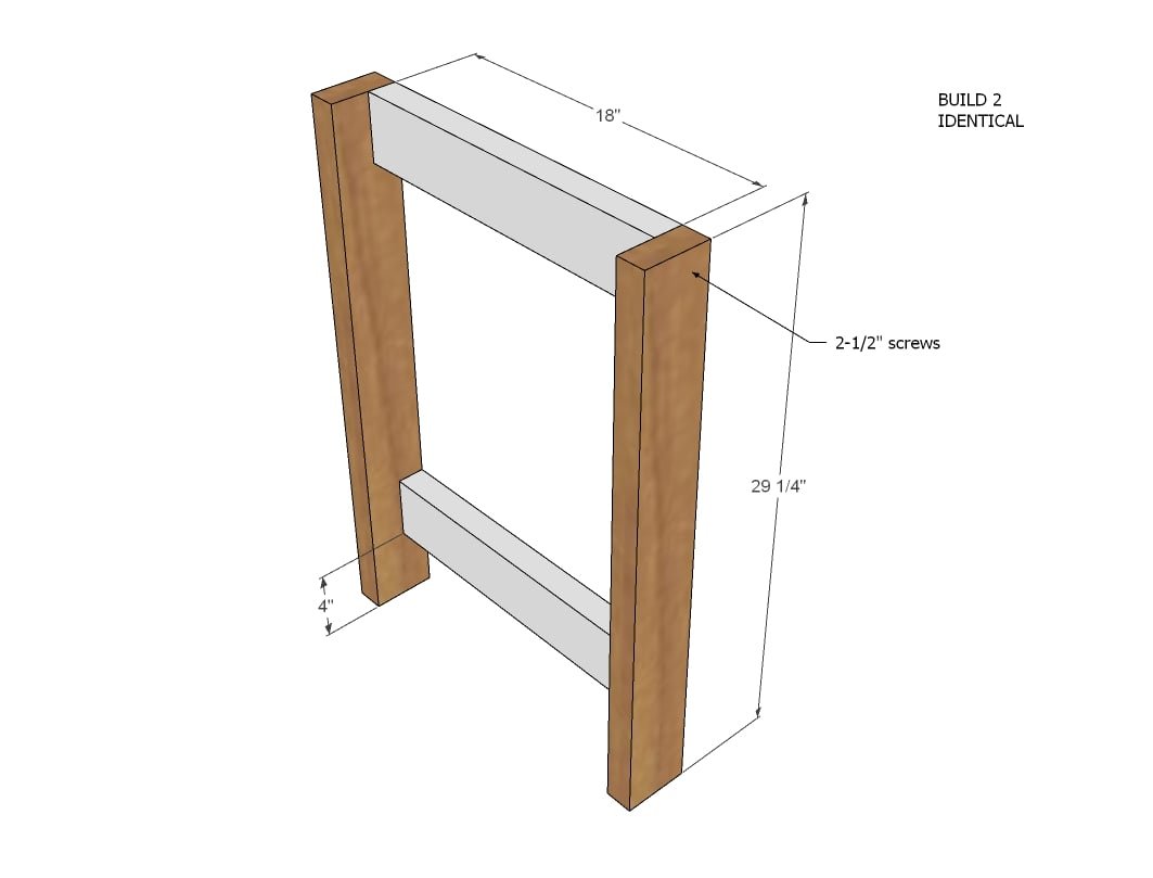 Brookstone Desk — step 1