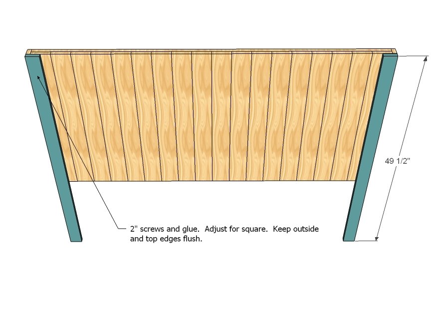 Brookstone Queen Headboard — step 3
