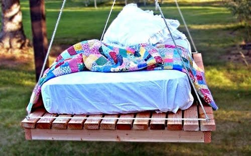 Build This Easy DIY Hanging Daybed