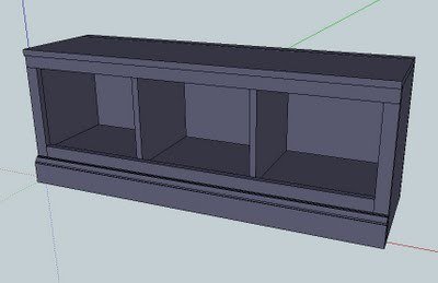 Build the Tommy Storage Wall dimension diagram 1